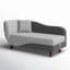 Chaise longue inclinable en mousse avec rangement Gaven-773490574-709288693