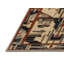 Tapis art déco brun lavable à la machine-1687709022