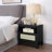 Sheridan 22" Nightstand In Black (1-Drawer)-1783243496