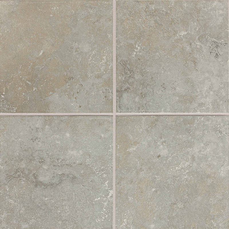 Huston 6" x 6" Ceramic Wall Tile, Castillian Gray