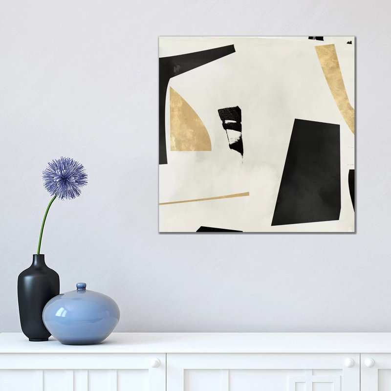 «Listening to Secrets» par Isabelle Z - impression d'art graphique, Toile tendue, H 18 po x l 18 po x 1,5 po, Pas de tapis