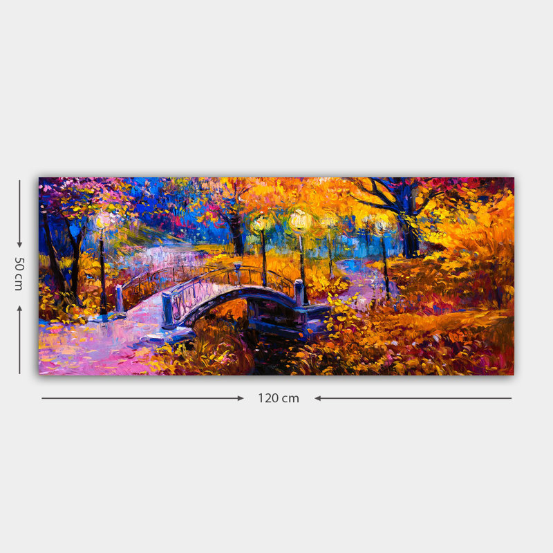 Wrapped Canvas Painting, 50cm H x 120cm W, No Frame