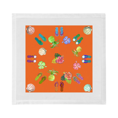 Hiver en serviettes de table en satin de coton Florida