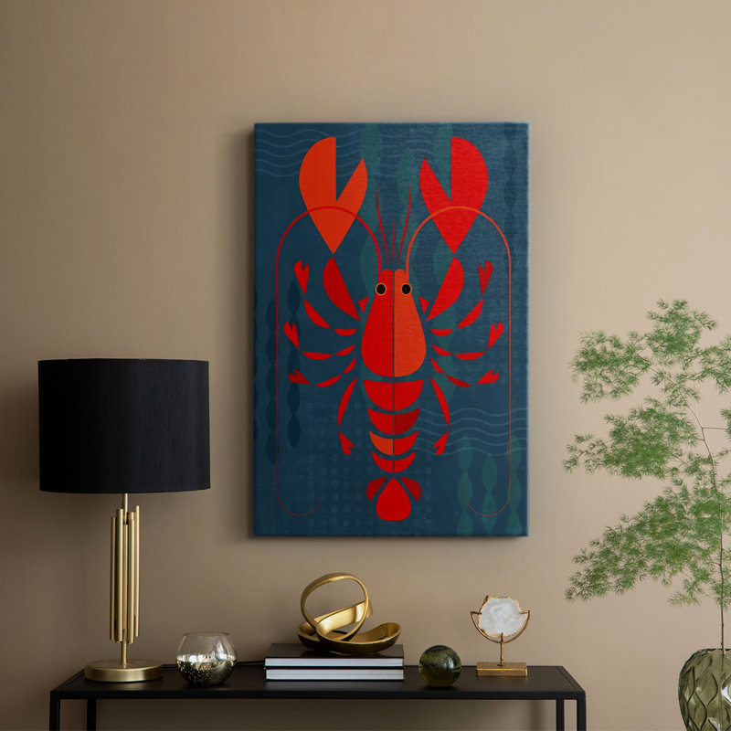 Geo Lobster I - galerie sur mesure, H 60 po x l 40 po