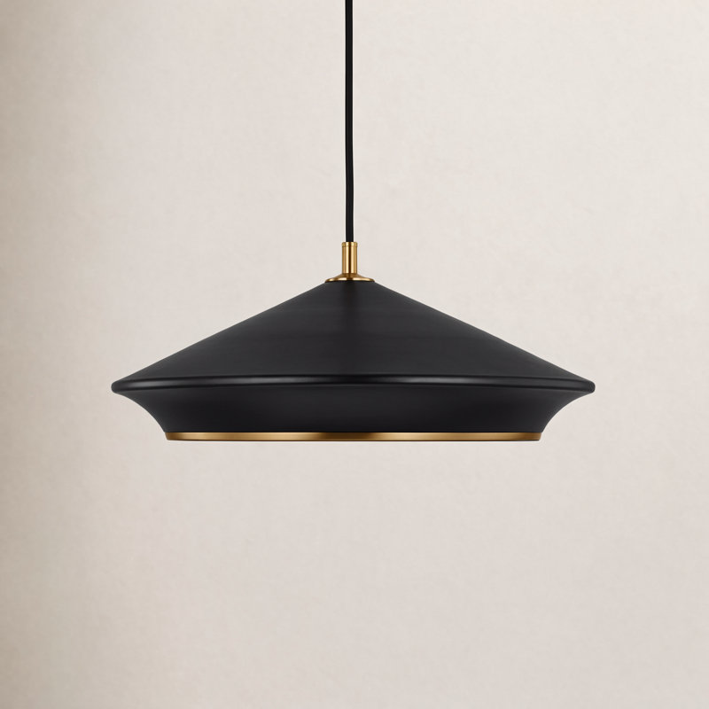 Stanza 1 - Light Pendant, 13.13" H x 19" W x 19" D, Midnight Black