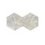 Carreaux de marbre hexagonal en pierre naturelle pour plancher et mur, 1 boîte de 12 pièces-112628413