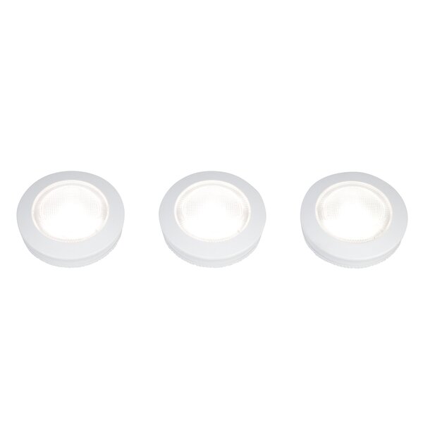 6-Pack Battery-Operated Dimmable LED Tap Light with Remote