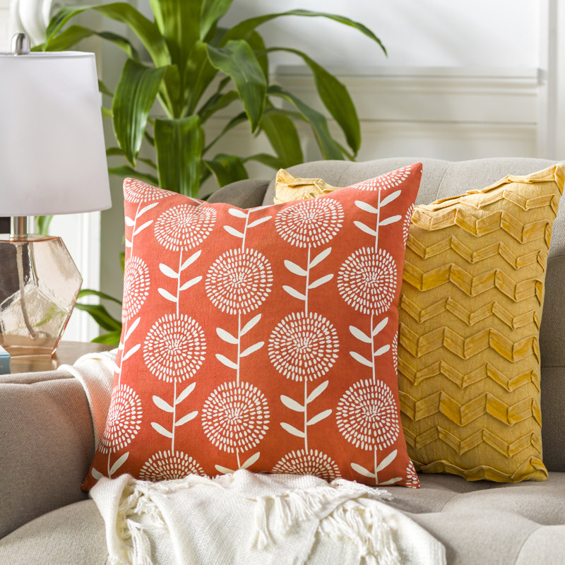 Lachen Pillow Cover & Insert E Throw Down, Teal/Cream, 20" x 20"