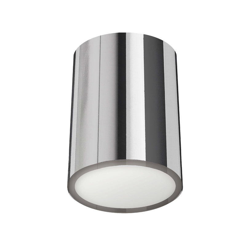 Greely Acrylic LED Flush Mount, Polished Chrome