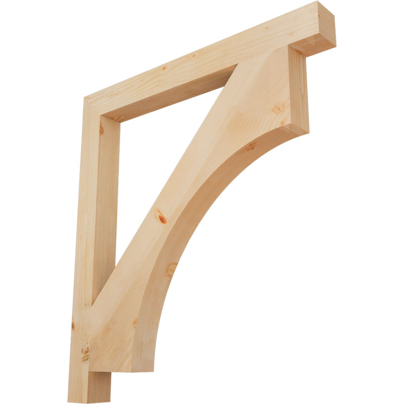 Support Westlake Block, Cèdre rouge de l'Ouest (lisse), H 44 po x l 3,5 po x P 40 po
