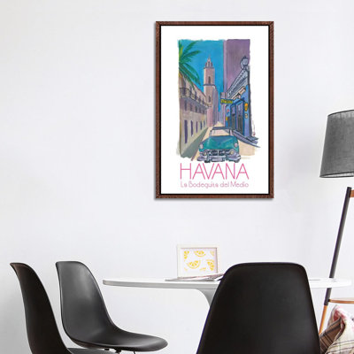 Havana Cuba La Bodeguita Del Medio Retro Poster by Markus & Martina Bleichner - Print on Canvas