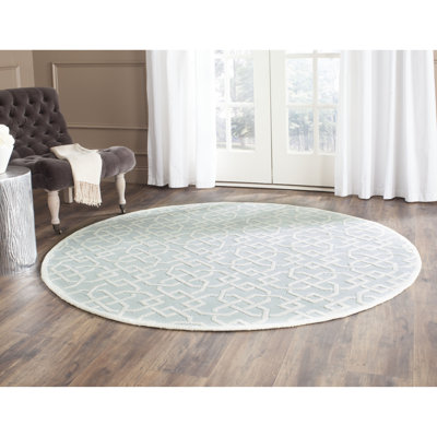 Sheeran Newport Hand Hooked Cotton Pile Geometric Rug