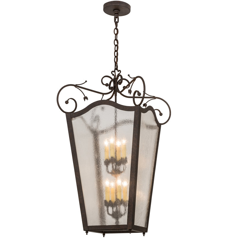 Lustre géométrique à 8 lumières Tessa