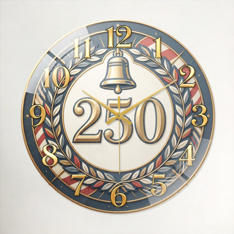 "American Flag USA 250th Anniversary Merchandise", 40 x 40 cm (15,7 x 15,7 pouces)