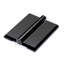 10x Black Acrylic Piano Hinges 45 mm, Self-Adhesive, No Glue Required