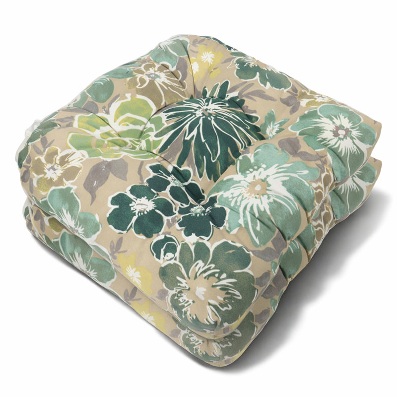 Coussins d'extérieur pour chaise de patio, Green Floral
