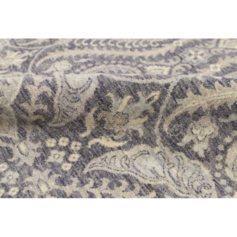 One-of-a-Kind Ziegler Hand-Knotted High-Quality Gray/Blue Area Rug