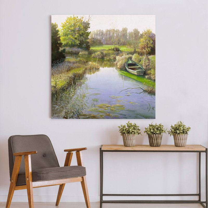 Riverside by Adriano Galasso - Wrapped Canvas Print, 70 cm H x 70 cm W