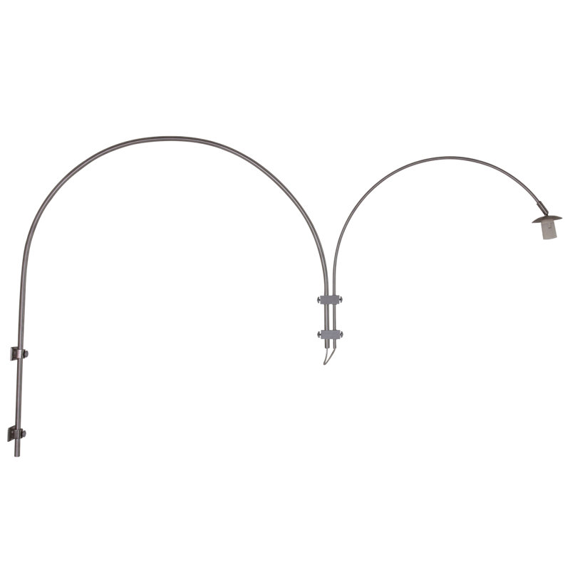 Sakamoto Plug-in Swing Arm Sconce, Black