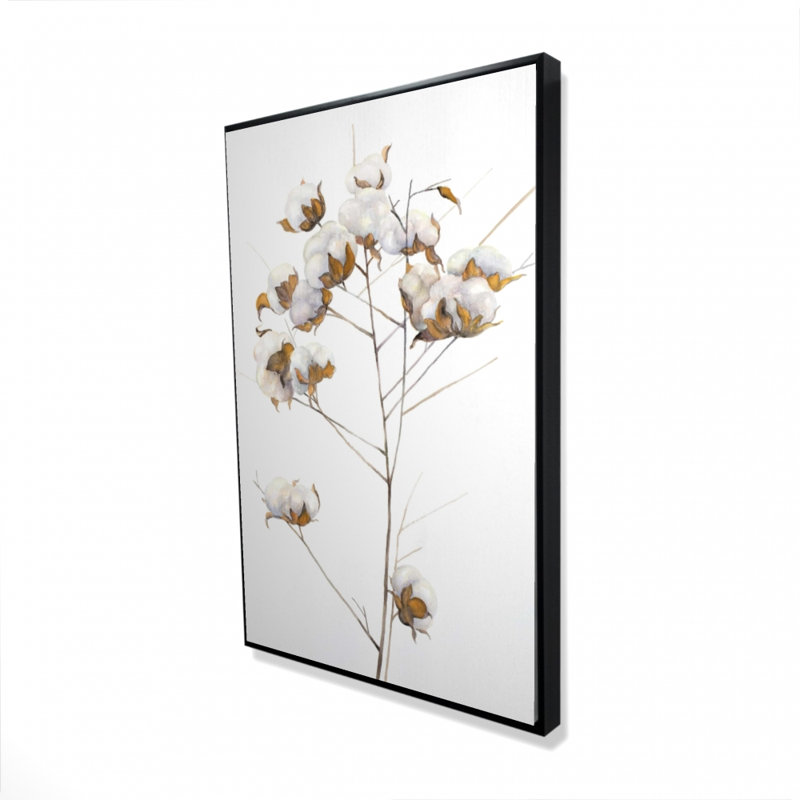 «Cotton Flowers Branch» sur toile