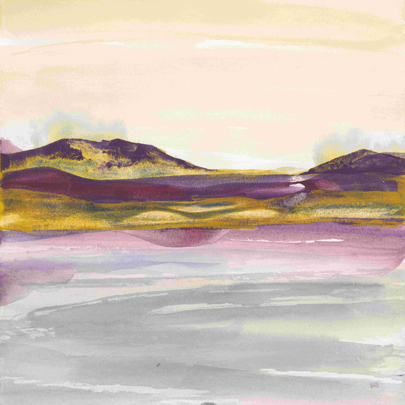 Mauve roche mauve I or, H 30 po x l 30 po