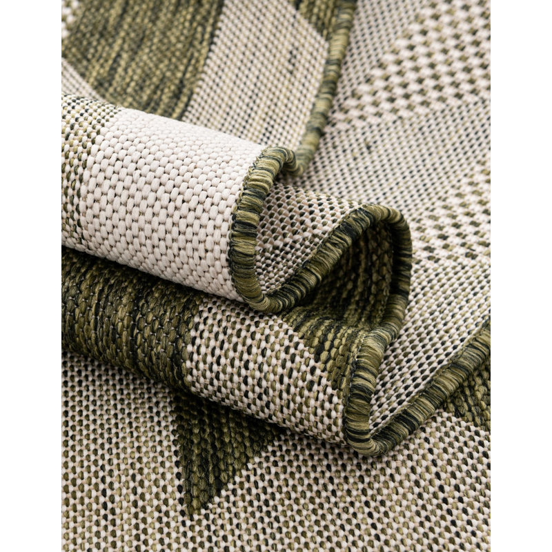 Tapis intérieur / extérieur Blox Hower, Rond 13 pi 1 po