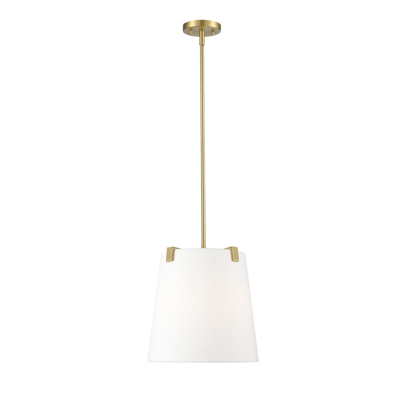 Luminaire suspendu 3 lumières Regene en noir mat, Or moderne
