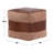 Cobbler Canvas Pouf in Leather-802657264