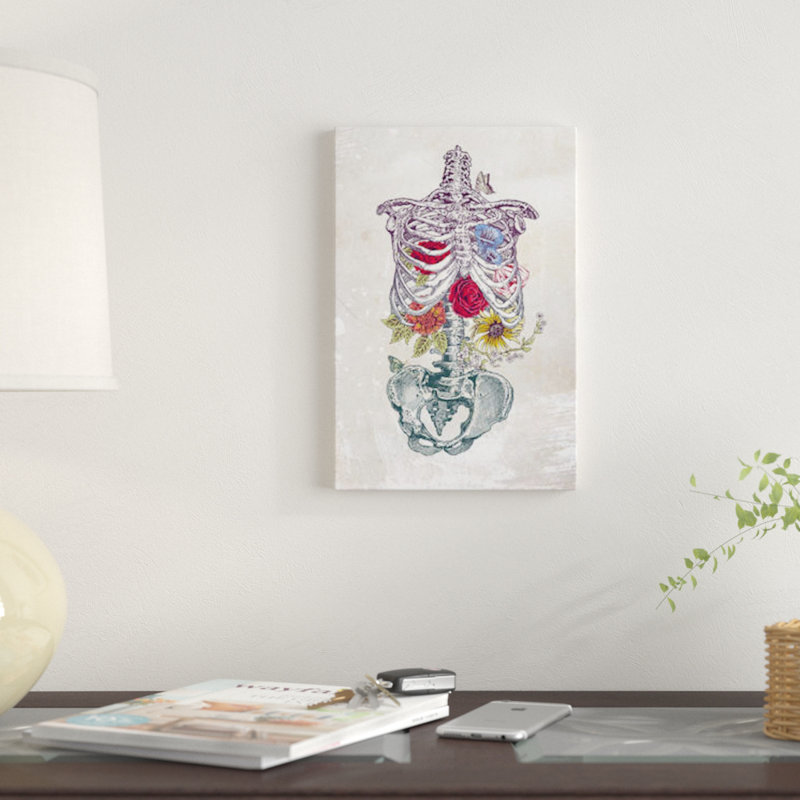 «Flowers from intérieur», impression sur toile, H 40 po x l 26 po x P 1,5 po, Toile tendue, Pas de tapis