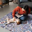 Non Slip Area Rugs Machine Washable Carpet Pad Entryway Rug Low Pile Modern Mat for Bedroom - 4002-1140367217