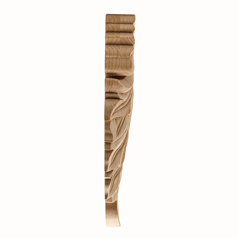 Hand Carved Hard Maple Acanthus Wood Applique