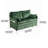 Corduroy 3-in-1 Convertible Sleeper Sofa Couch Futon Sofa Bed Pull Out Sofa Bed with USB Ports and Side Pockets-1400790571