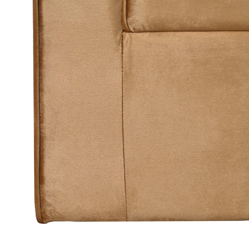 Fauteuil d'appoint Tordis, Velours brun