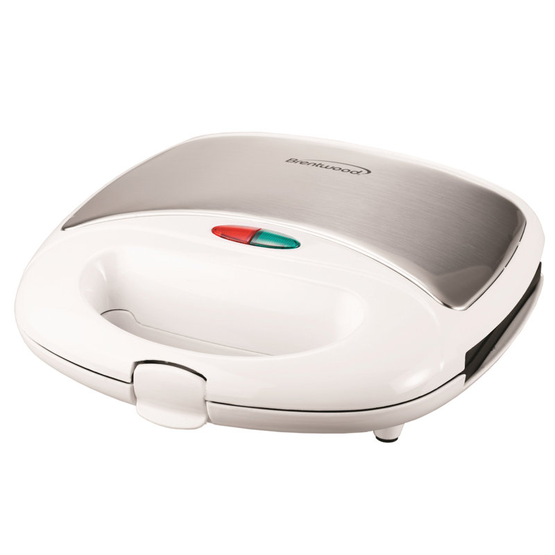 Machine à presse panini brentwood appliances, blanc