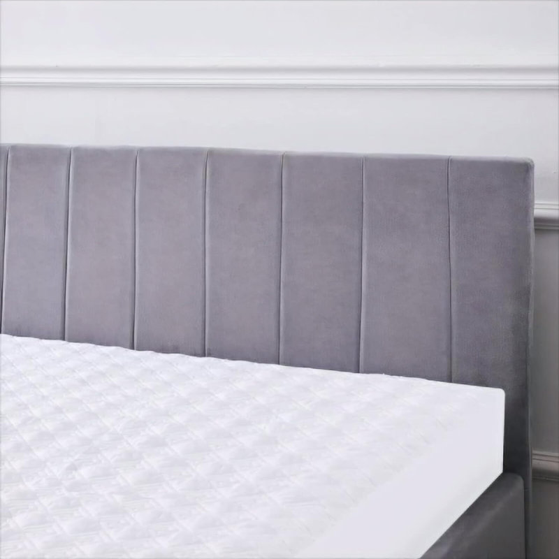 Auzhane Upholstered UK Single - DE 90 X 190 Cm Ottoman Storage Bed with Mattress