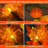 2 Pack 24 Inch Prelit Fall Maple Tree Thanksgiving Decorations With 48 LED Lights