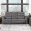 Ensemble de canapé inclinable 3 pièces gris-1636057981-1636057970