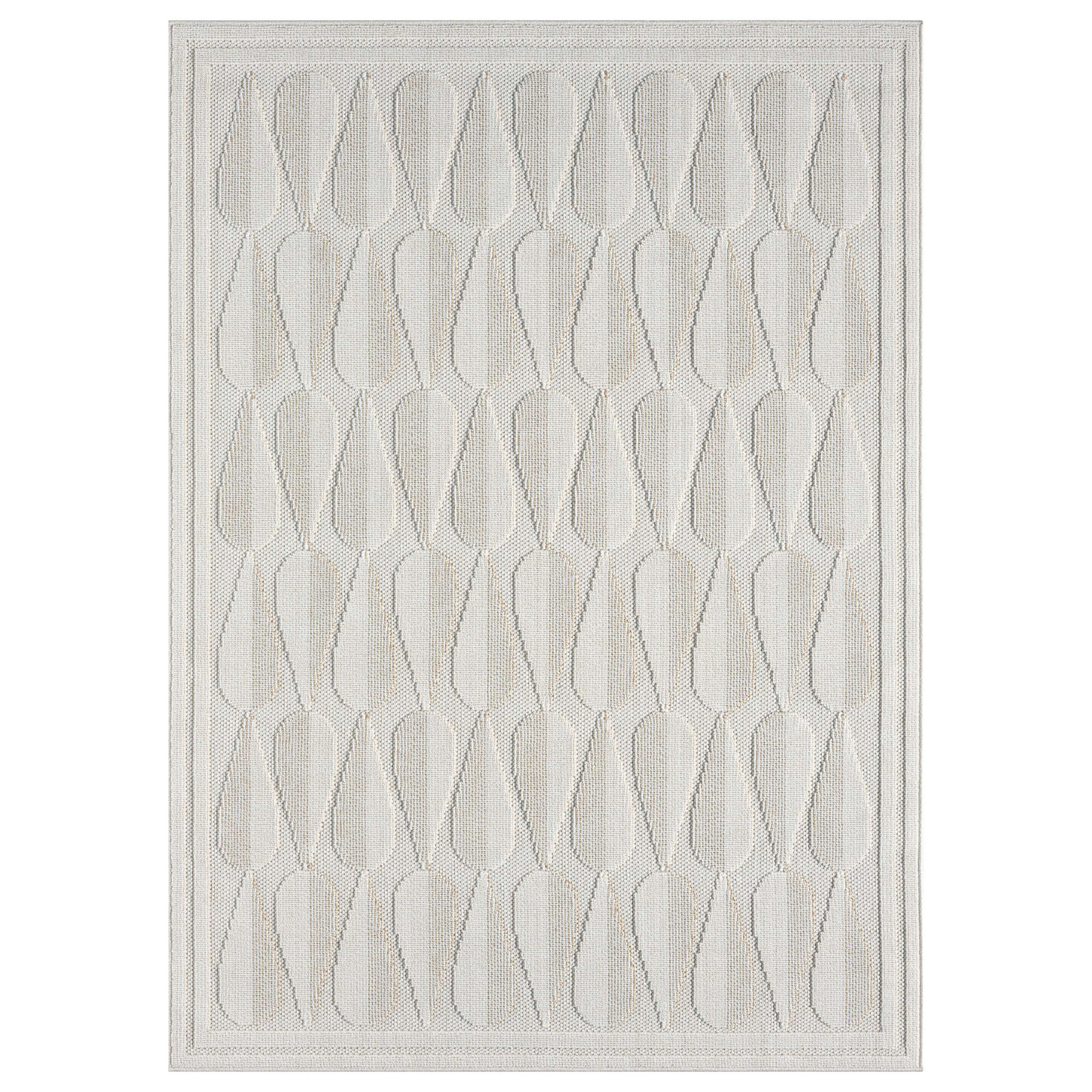 Cascade Power Loomed Indoor/Outdoor Rug, Rectangle 3'3" x 5'