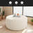 Upholstered Round Ottoman-114210816