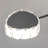 8 Heads Modern Linear Dimmable LED Chandelier 