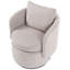 Upholstered Swivel Barrel Chair-1129427345