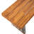 Outdoor Acacia Wood Dining Table Set With 1 Table And 1 Bench,Grey-255704418-255704417