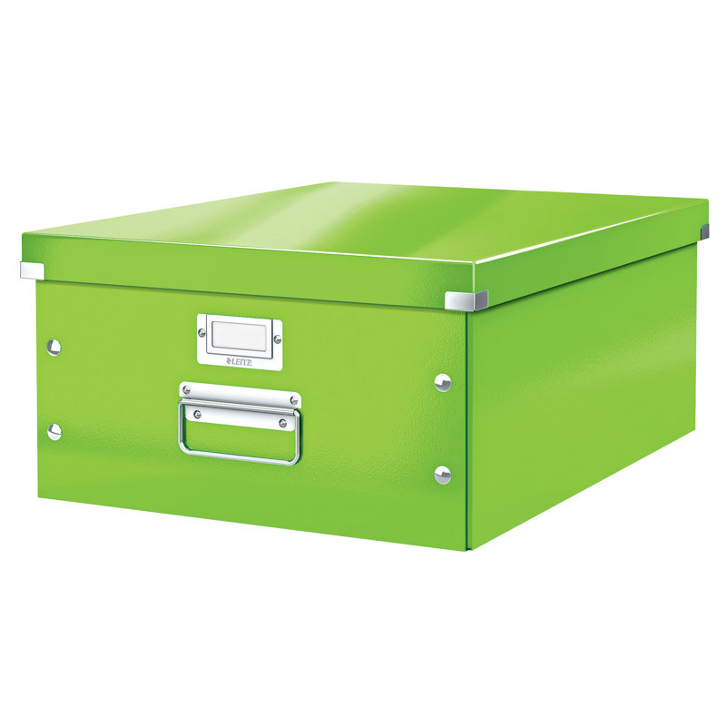 Leitz Decorative Bin, Green, 36.9cm H x 20cm W x 48.2cm D