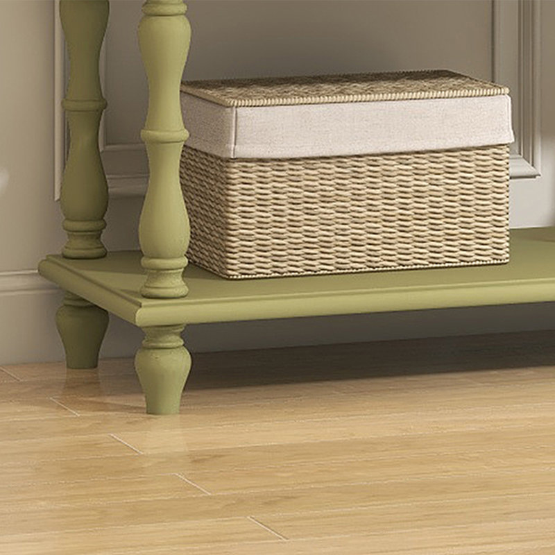 Console Retro, H 35,43 po x l 55,12 po x P 15,75 po, Jaune/vert