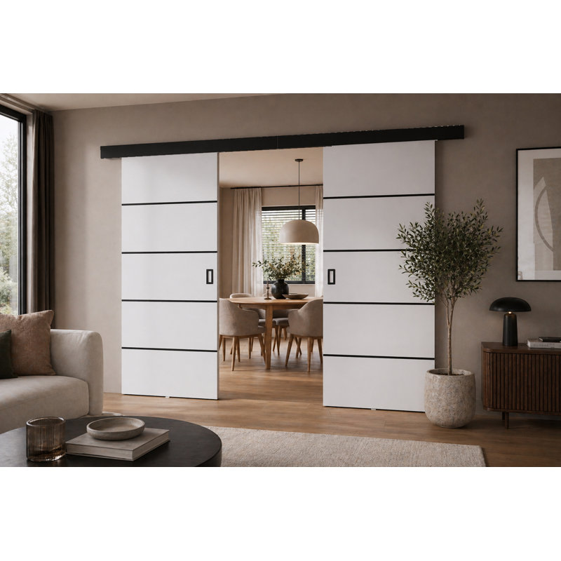 Baban 2 Door, 154cm x 205cm, White