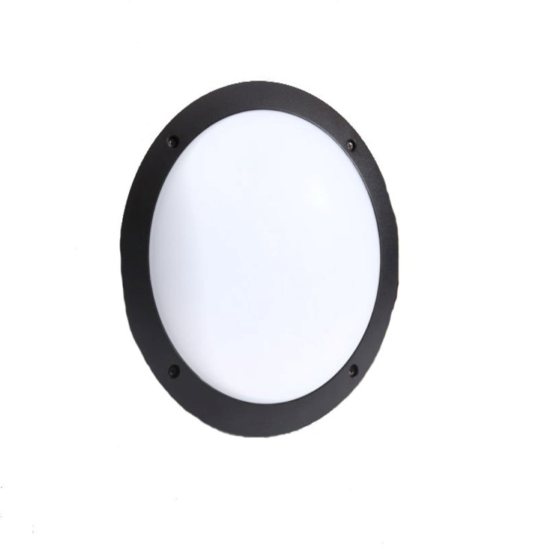 Telly 1 - Bulb Outdoor Bulkhead Light, Black, LED