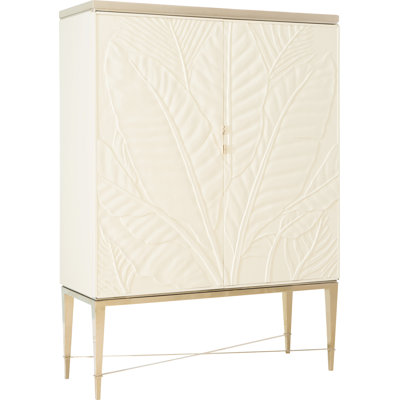 Caracole Classic Marble Bar Cabinet