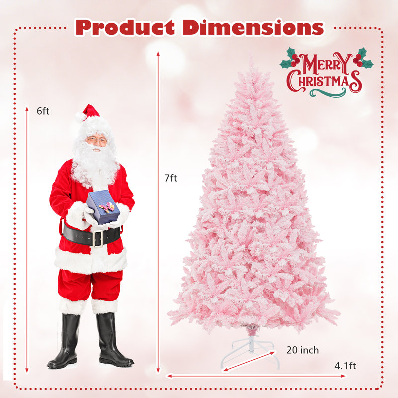 Arbre de Noël artificiel pin 7 'éclairé
