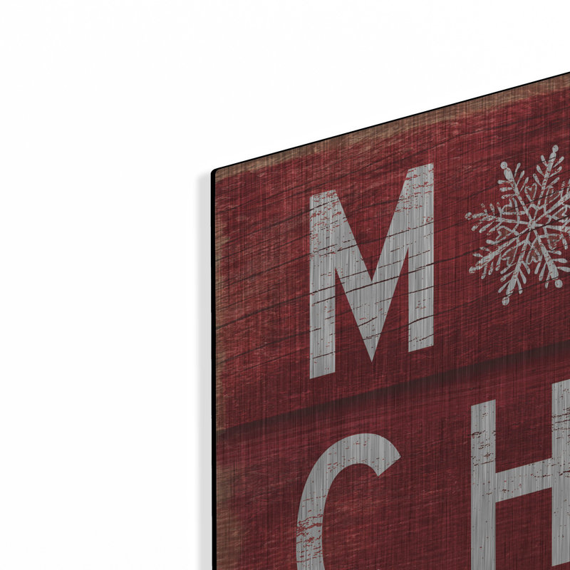«Merry Christmas Sign 2» par Cindy Jacobs, H 12 po x l 36 po