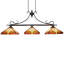 Luminaire suspendu 3 lumières Wilmot Mission